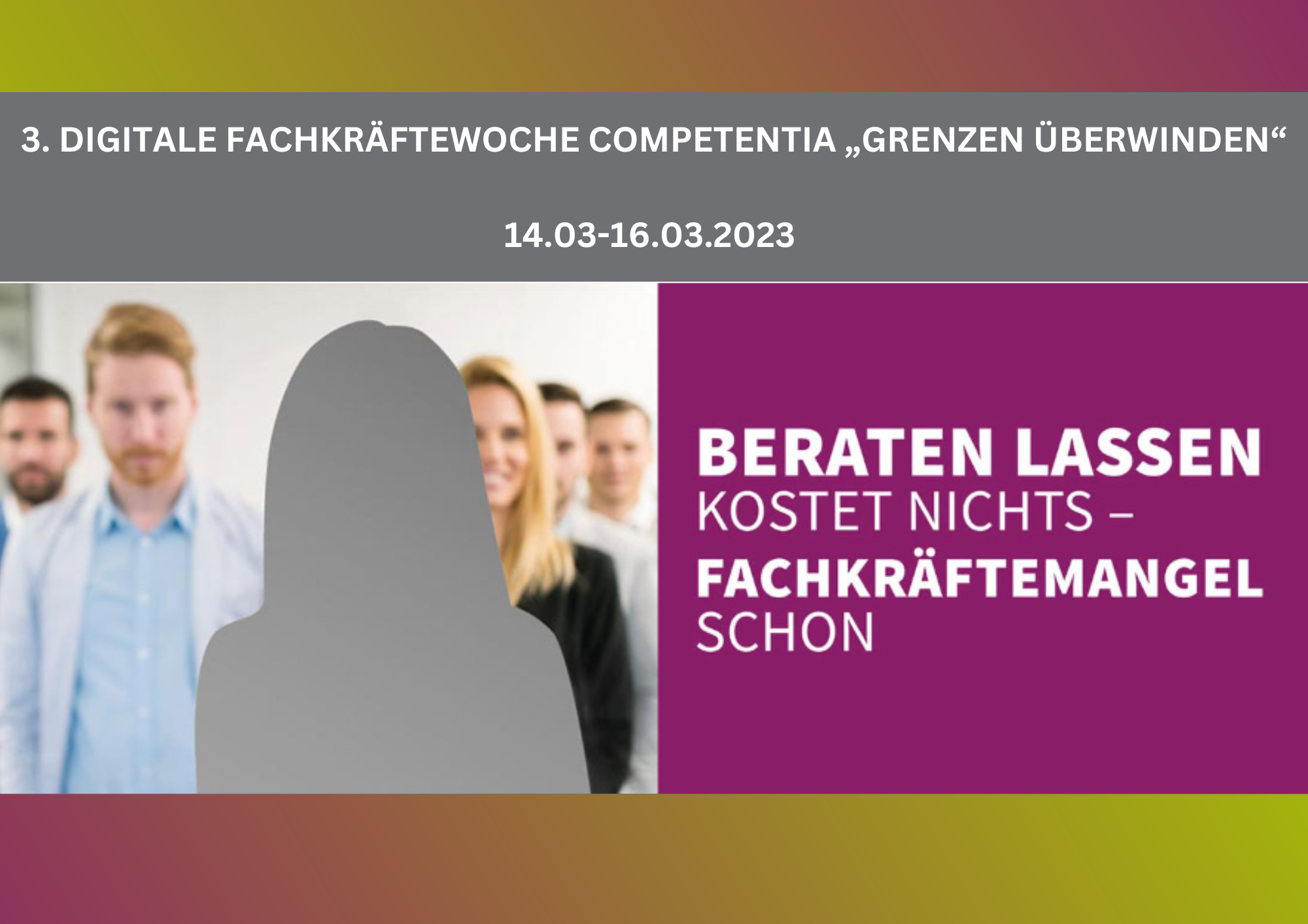 Fachkräftewoche Competentia NRW, 14.03.-16.03.2023